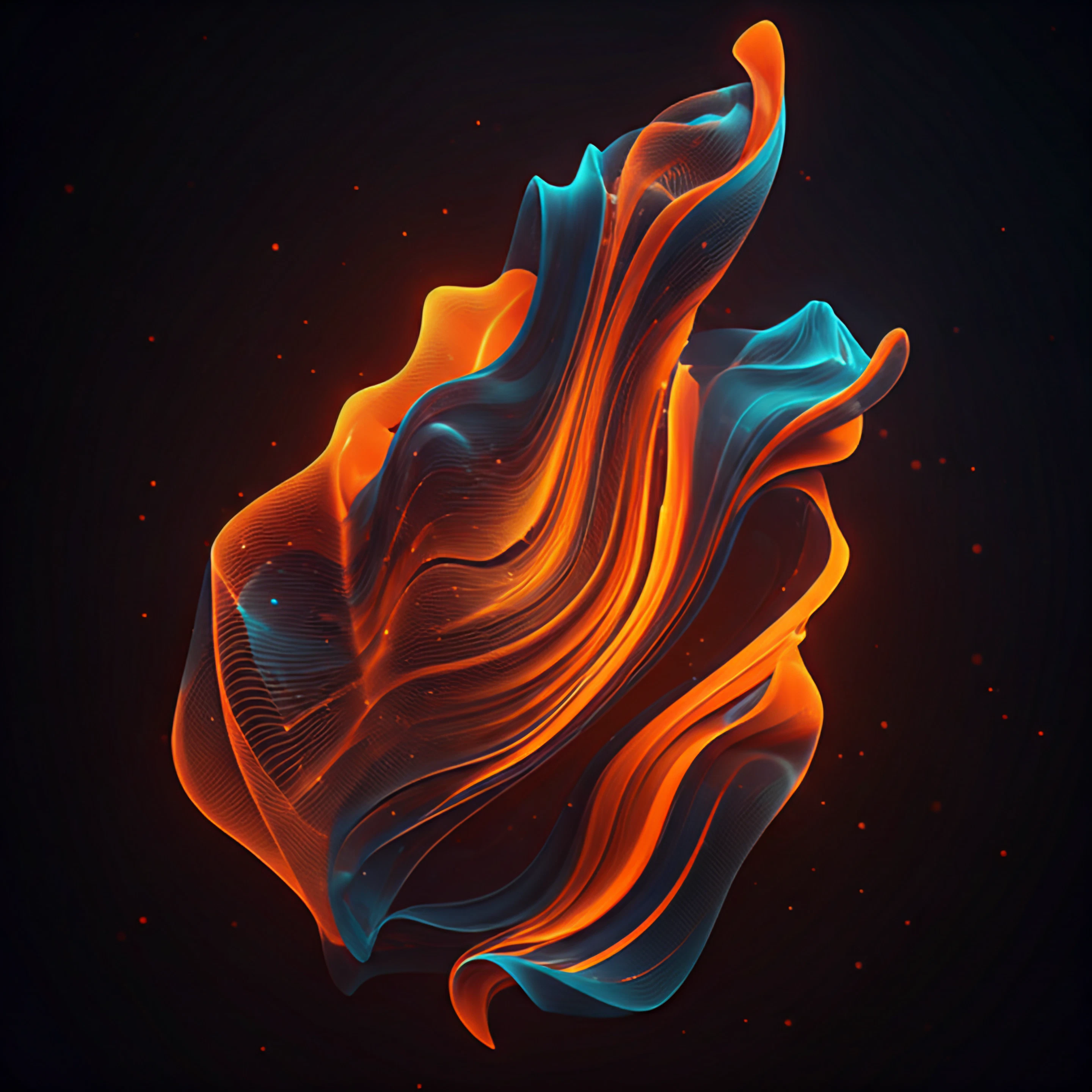 Abstract innovation background